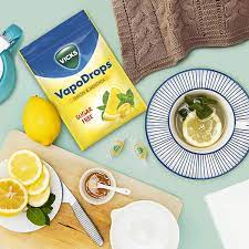 VICKS VAPODROPS LEMON & MENTHOL S/F Bag